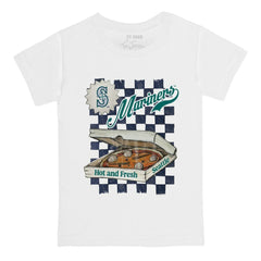 Seattle Mariners Tiny Turnip Youth Pizza T-Shirt | MLB US