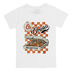 Baltimore Orioles Tiny Turnip Youth Pizza T-Shirt | MLB US