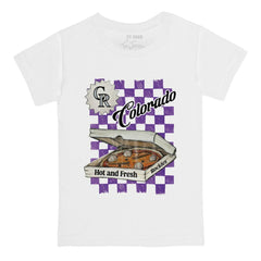 Colorado Rockies Tiny Turnip Youth Pizza T-Shirt | MLB Discount