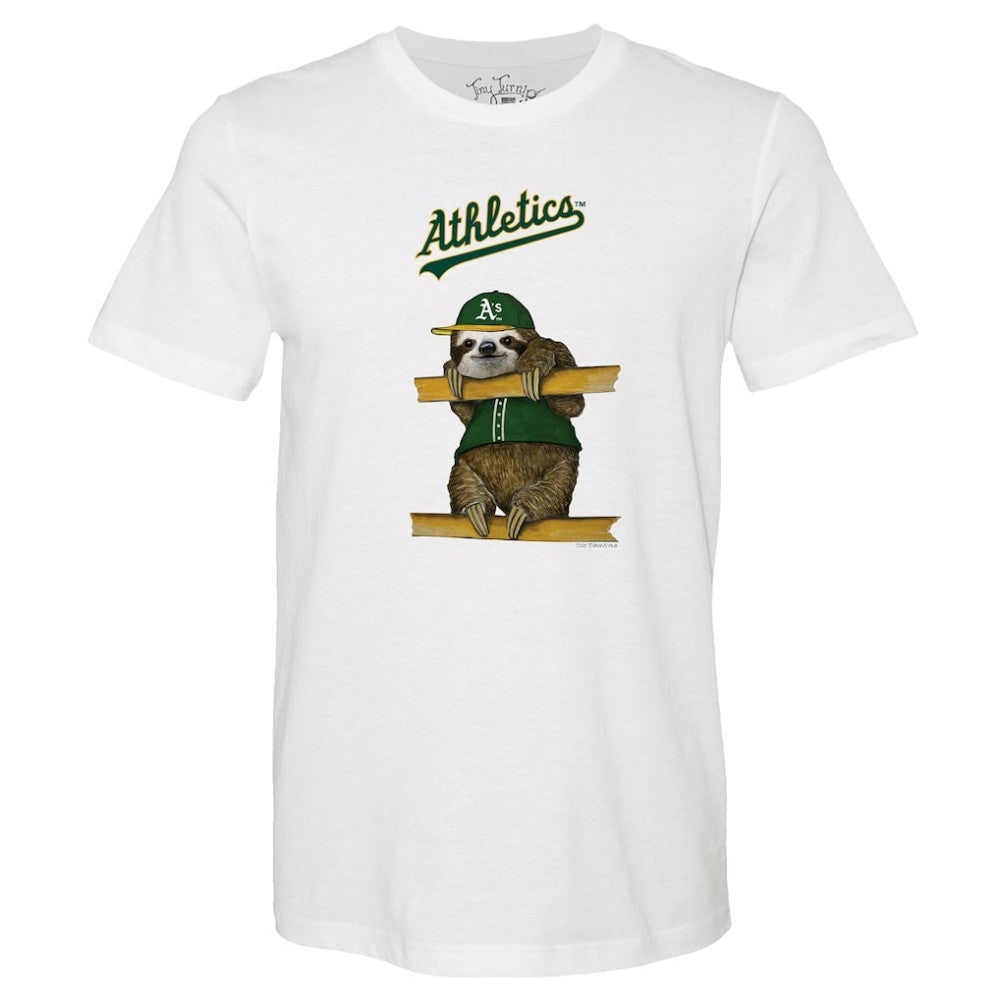 Athletics Tiny Turnip Unisex Sloth T-Shirt | MLB Sale