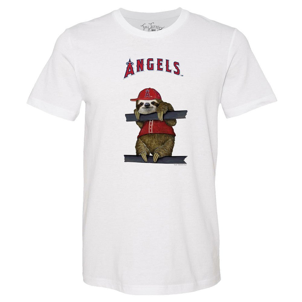 Los Angeles Angels Tiny Turnip Unisex Sloth T-Shirt | MLB Sale