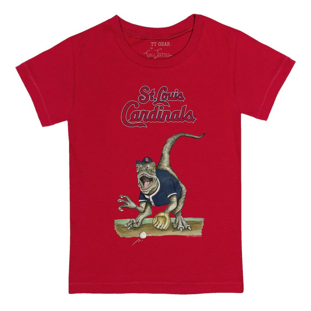 St. Louis Cardinals Tiny Turnip Youth Velociraptor T-Shirt | MLB Sale
