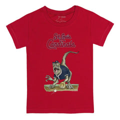 St. Louis Cardinals Tiny Turnip Youth Velociraptor T-Shirt | MLB Sale