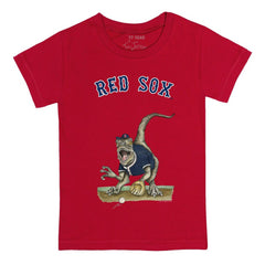 Boston Red Sox Tiny Turnip Youth Velociraptor T-Shirt | MLB On Sale