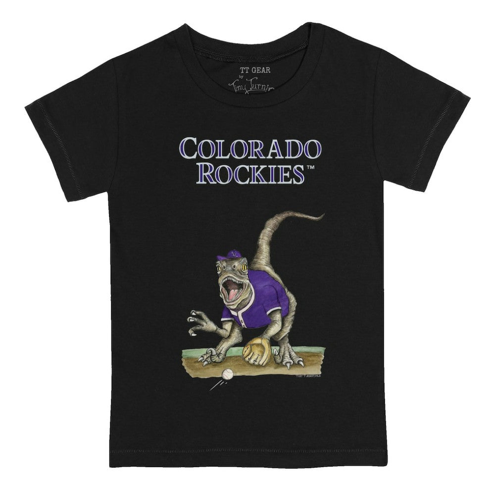 Colorado Rockies Tiny Turnip Youth Velociraptor T-Shirt | MLB Outlet
