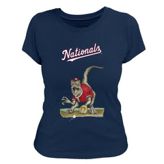 Washington Nationals Tiny Turnip Women's Velociraptor T-Shirt | MLB On Sale