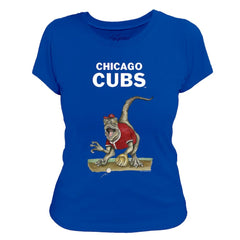 Chicago Cubs Tiny Turnip Women's Velociraptor T-Shirt | MLB On Sale