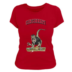 Cincinnati Reds Tiny Turnip Women's Velociraptor T-Shirt | MLB Online
