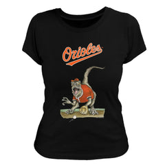 Baltimore Orioles Tiny Turnip Women's Velociraptor T-Shirt | MLB Outlet