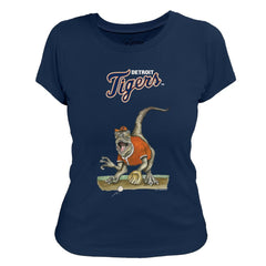 Detroit Tigers Tiny Turnip Women's Velociraptor T-Shirt | MLB Near me