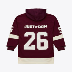 Detroit Red Wings Mitchell & Ness x Just Don Jersey Hoodie For Sale