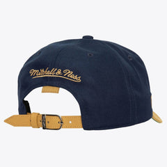 Pittsburgh Penguins Mitchell & Ness x Just Don Wave Script Pro Strapback Hat On Sale