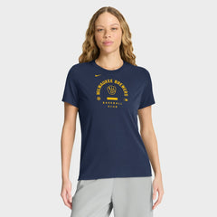 Milwaukee Brewers Nike Women's Authentic Collection Early Work Tri-Blend Dri-FIT T-Shirt | MLB Near me