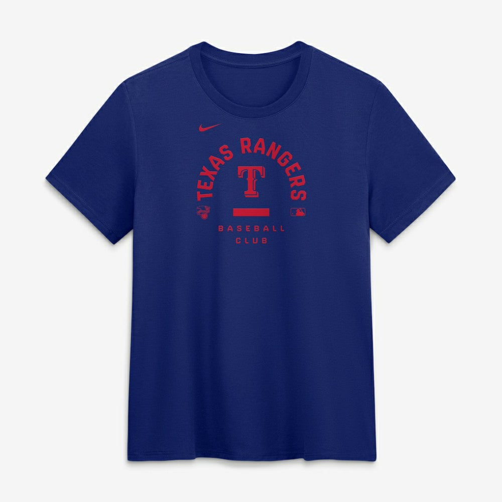 Texas Rangers Nike Women's Authentic Collection Early Work Tri-Blend Dri-FIT T-Shirt | MLB Shop