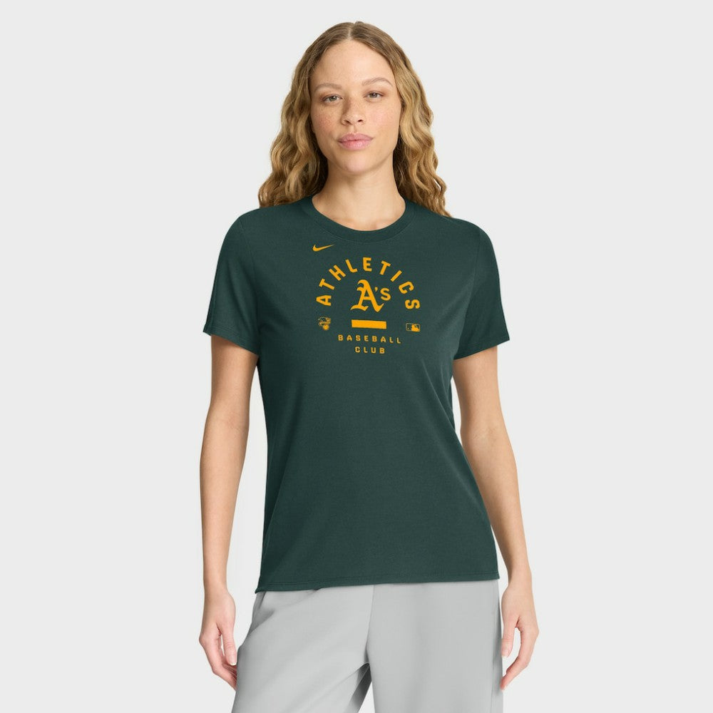 Athletics Nike Women's Authentic Collection Early Work Tri-Blend Dri-FIT T-Shirt | MLB Outlet