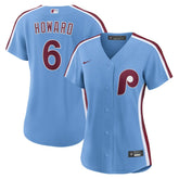 Ryan Howard Philadelphia Phillies Women's Replica Jersey - Light Blue