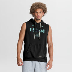 Arizona Diamondbacks Nike Authentic Collection Standard Issue Dri-FIT Sleeveless Hoodie | MLB New