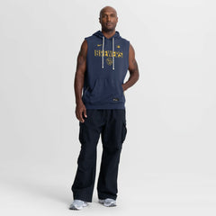 Milwaukee Brewers Nike Authentic Collection Standard Issue Dri-FIT Sleeveless Hoodie | MLB Near me