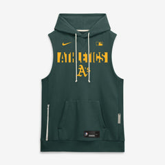 Athletics Nike Authentic Collection Standard Issue Dri-FIT Sleeveless Hoodie | MLB New