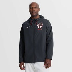 Washington Nationals Nike Authentic Collection Raglan Therma-FIT Full-Zip Hooded Jacket | MLB Sale