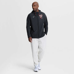 Washington Nationals Nike Authentic Collection Raglan Therma-FIT Full-Zip Hooded Jacket | MLB Sale
