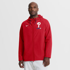 Philadelphia Phillies Nike Authentic Collection Raglan Therma-FIT Full-Zip Hooded Jacket | MLB US