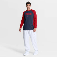 Los Angeles Angels Nike Authentic Collection Raglan Dri-FIT Sweatshirt | MLB Near me
