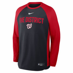 Washington Nationals Nike Authentic Collection Raglan Dri-FIT Sweatshirt | MLB Sale