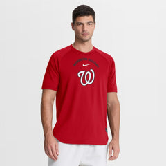 Washington Nationals Nike Authentic Collection Batting Practice Pre-Game Raglan Dri-FIT Top | MLB On Sale
