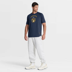 Milwaukee Brewers Nike Authentic Collection Batting Practice Pre-Game Raglan Dri-FIT Top | MLB Sale