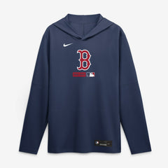 Boston Red Sox Nike Authentic Collection Dri-FIT Long Sleeve Hooded T-Shirt | MLB Sale