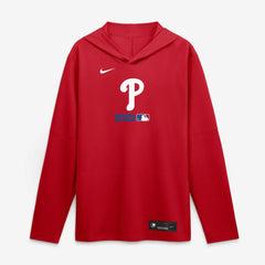 Philadelphia Phillies Nike Authentic Collection Dri-FIT Long Sleeve Hooded T-Shirt | MLB On Sale