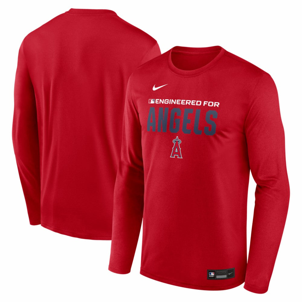 Los Angeles Angels Nike Authentic Collection Legend Dri-FIT Long Sleeve T-Shirt | MLB Discount