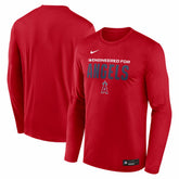 Los Angeles Angels Nike Authentic Collection Legend Dri-FIT Long Sleeve T-Shirt | MLB Discount