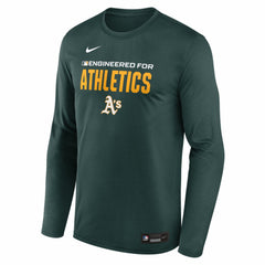 Athletics Nike Authentic Collection Legend Dri-FIT Long Sleeve T-Shirt | MLB Outlet