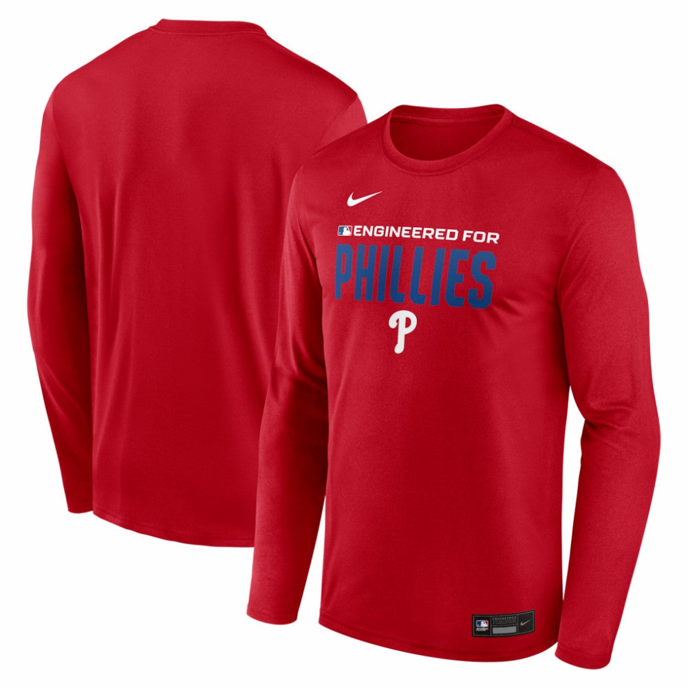 Philadelphia Phillies Nike Authentic Collection Legend Dri-FIT Long Sleeve T-Shirt | MLB US