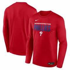 Philadelphia Phillies Nike Authentic Collection Legend Dri-FIT Long Sleeve T-Shirt | MLB US