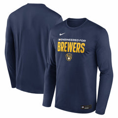 Milwaukee Brewers Nike Authentic Collection Legend Dri-FIT Long Sleeve T-Shirt | MLB Near me
