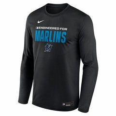 Miami Marlins Nike Authentic Collection Legend Dri-FIT Long Sleeve T-Shirt | MLB New