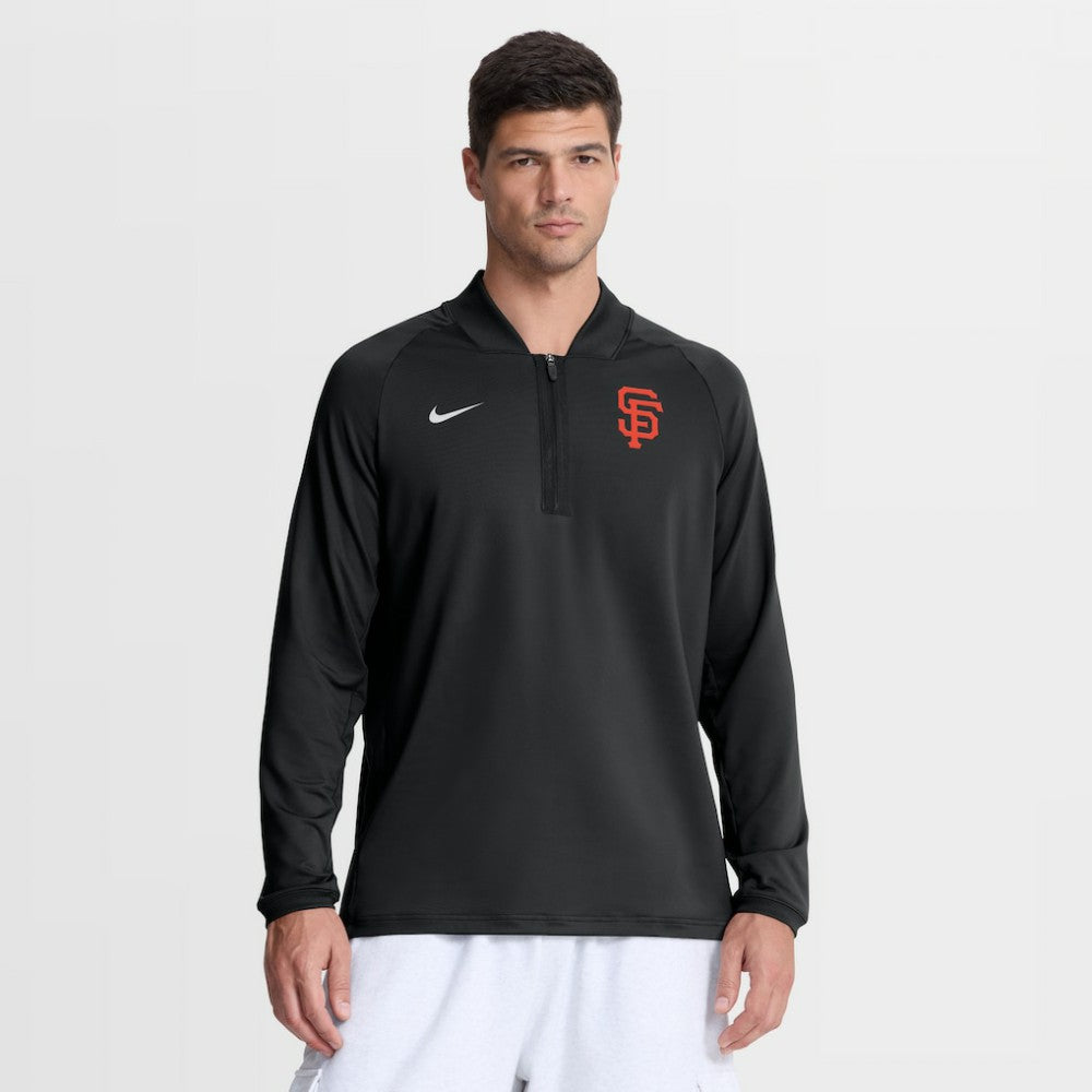 San Francisco Giants Nike Authentic Collection Dri-FIT Raglan Half-Zip Pullover | MLB Discount