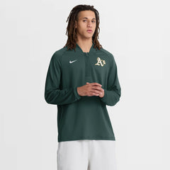 Athletics Nike Authentic Collection Dri-FIT Raglan Half-Zip Pullover | MLB For sale