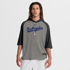 Los Angeles Dodgers Nike Authentic Collection Flux Dri-FIT Raglan 3/4-Sleeve Hooded T-Shirt | MLB New