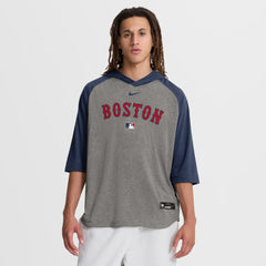 Boston Red Sox Nike Authentic Collection Flux Dri-FIT Raglan 3/4-Sleeve Hooded T-Shirt | MLB Online