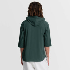 Athletics Nike Authentic Collection Flux Dri-FIT Raglan 3/4-Sleeve Hooded T-Shirt | MLB Discount