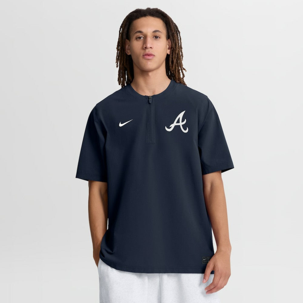 Atlanta Braves Nike Authentic Collection Dri-FIT Quarter-Zip Windshirt | MLB Discount