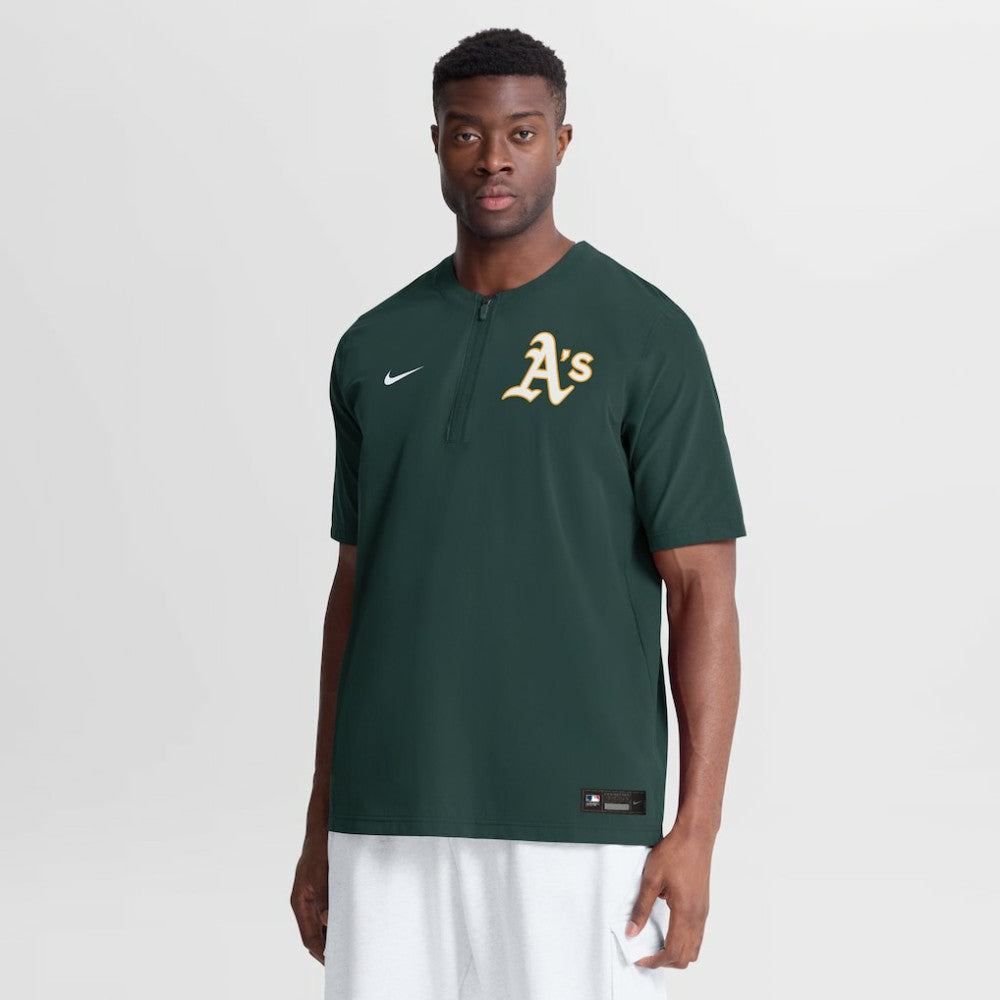Athletics Nike Authentic Collection Dri-FIT Quarter-Zip Windshirt | MLB For sale