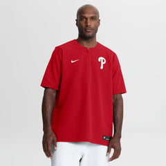 Philadelphia Phillies Nike Authentic Collection Dri-FIT Quarter-Zip Windshirt | MLB Shop