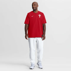 Philadelphia Phillies Nike Authentic Collection Dri-FIT Quarter-Zip Windshirt | MLB Shop