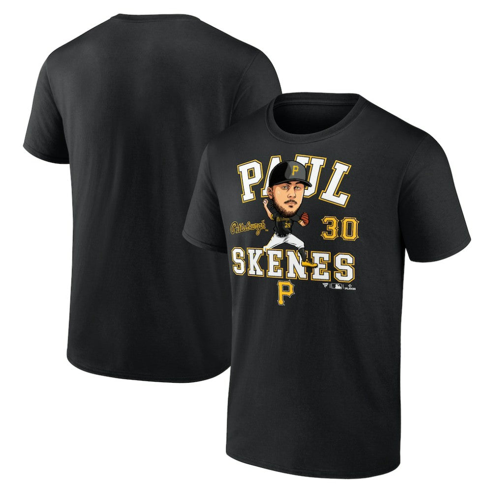 Paul Skenes Pittsburgh Pirates Fanatics Hometown Caricature T-Shirt | MLB US