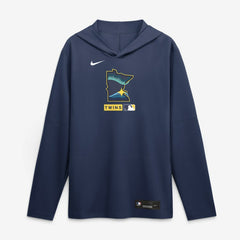 Minnesota Twins Nike City Connect Dri-FIT Long Sleeve Hooded T-Shirt | MLB Sale